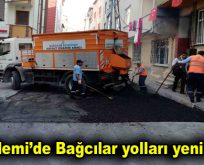 Pandemi’de Bağcılar yolları yenilendi