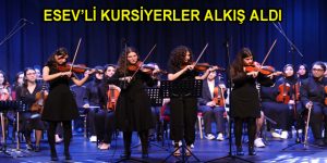 ESEV’Lİ KURSİYERLER YETENEKLERİNİ SERGİLEDİ