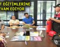 ESENLER BELEDİYE PERSONELİNE TAHLİYE VE YANGIN TATBİKATI