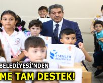 ESENLER BELEDİYESİ’NDEN ÖĞRENCİLERE ÖZEL ”EĞİTİM DESTEK PAKETİ”