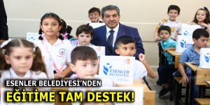 ESENLER BELEDİYESİ’NDEN ÖĞRENCİLERE ÖZEL ”EĞİTİM DESTEK PAKETİ”