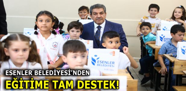 ESENLER BELEDİYESİ’NDEN ÖĞRENCİLERE ÖZEL ”EĞİTİM DESTEK PAKETİ”