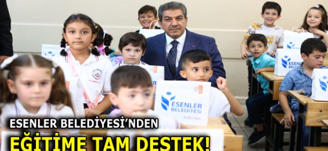 ESENLER BELEDİYESİ’NDEN ÖĞRENCİLERE ÖZEL ”EĞİTİM DESTEK PAKETİ”