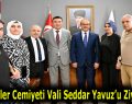 Gazeteciler Cemiyeti Vali Seddar Yavuz’u Ziyaret Etti