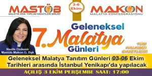 MALATYALILAR ”7. MALATYA TANITIM GÜNLERİ’NDE” BULUŞUYOR