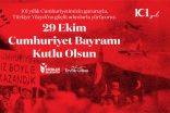 BAŞKAN GÖKSU, CUMHURİYET BAYRAMI KUTLAMA MESAJI