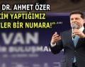 PROF. DR. AHMET ÖZER, “BİZİM YAPTIĞIMIZ HİZMETLER BİR NUMARA!”