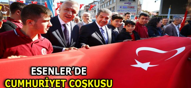 ESENLER’DE CUMHURİYET BAYRAMI COŞKUSU YAŞANDI