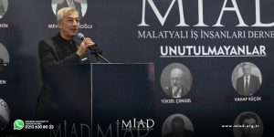 ”MİAD UNUTULMAYANLAR ANMA TOPLANTISI” YOĞUN KATILIMLA GERÇEKLEŞTİ