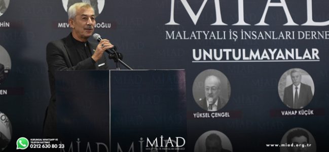 ”MİAD UNUTULMAYANLAR ANMA TOPLANTISI” YOĞUN KATILIMLA GERÇEKLEŞTİ