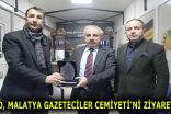 AKİAD, MALATYA GAZETECİLER CEMİYETİ’Nİ ZİYARET ETTİ