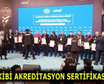 ESKAT EKİBİ AKREDİTASYON SERTİFİKASINI ALDI