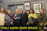 “KIŞ TEMALI KARMA RESİM SERGİSİ 11” açıldı