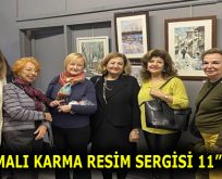 “KIŞ TEMALI KARMA RESİM SERGİSİ 11” açıldı