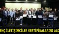 GENÇ İLETİŞİMCİLER SERTİFİKALARINI ALDI