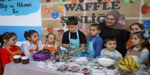 MİNİKLER İÇİN ”WAFFLE ŞENLİĞİ” DÜZENLENDİ