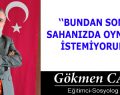 BUNDAN SONRA SAHANIZDA OYNAMAK İSTEMİYORUM!