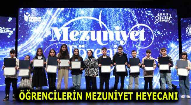 ESENLERLİ ÖĞRENCİLERİN MEZUNİYET GURURU