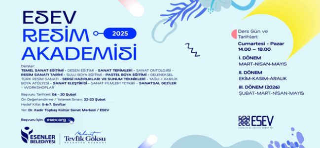 ESENLER’DE RESİM AKADEMİSİ KAYITLARI BAŞLADI