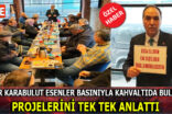 SONER KARABULUT ESENLER BASINIYLA KAHVALTIDA BULUŞTU, PROJELERİNİ ANLATTI