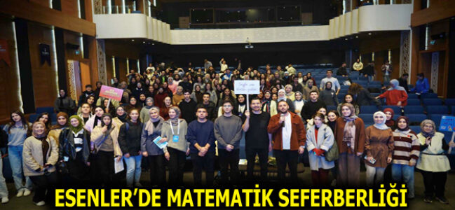 ESENLER BELEDİYESİ’NDEN MATEMATİK SEFERBERLİĞİ